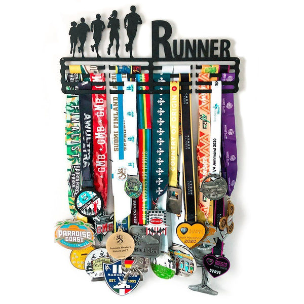 The LEDK RUNNING™ EXTRA Large Medal Display (30-40 medals)