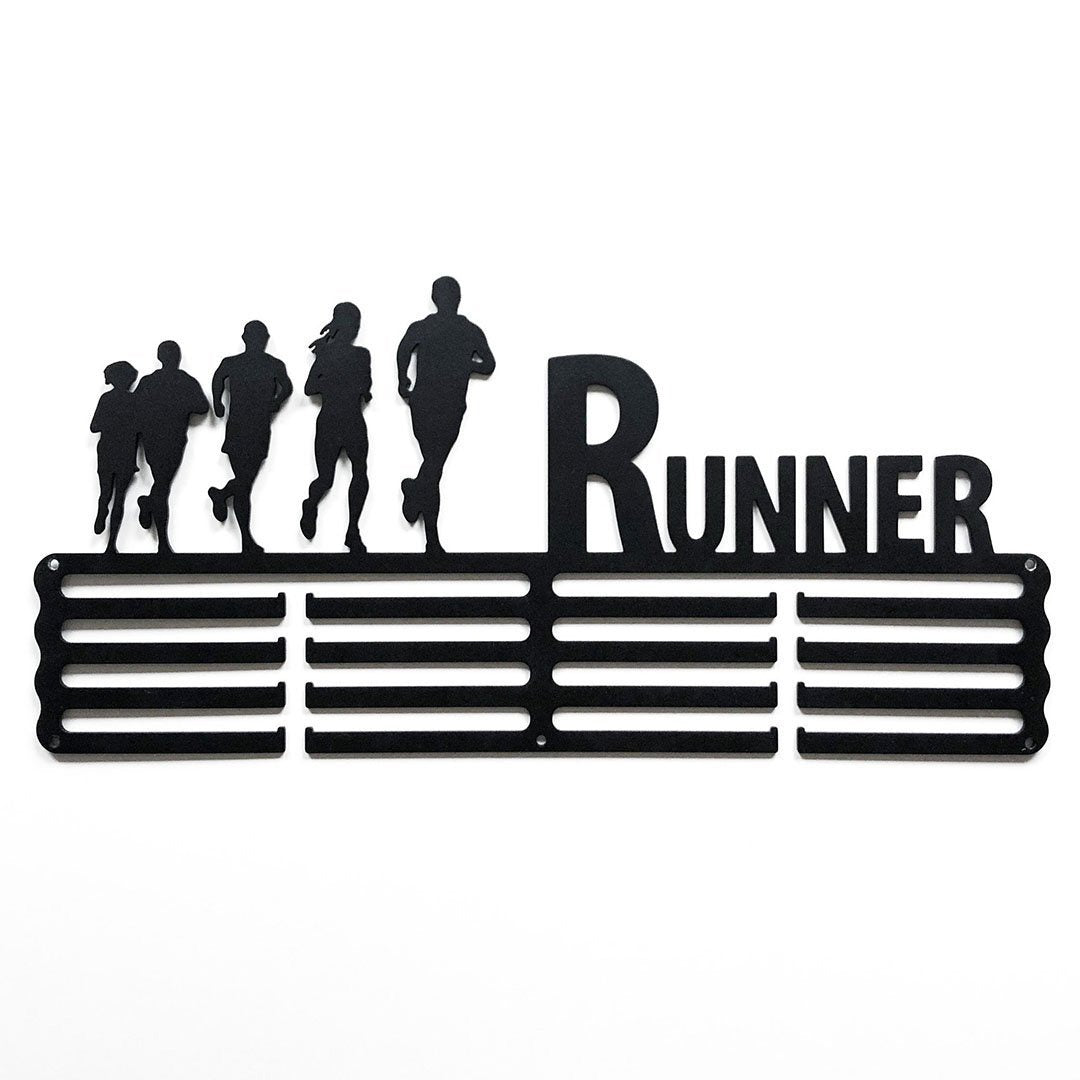Runner 131404 The LEDK RUNNING™ EXTRA Large Medal Display (30-40 medals) LEDK RUNNING